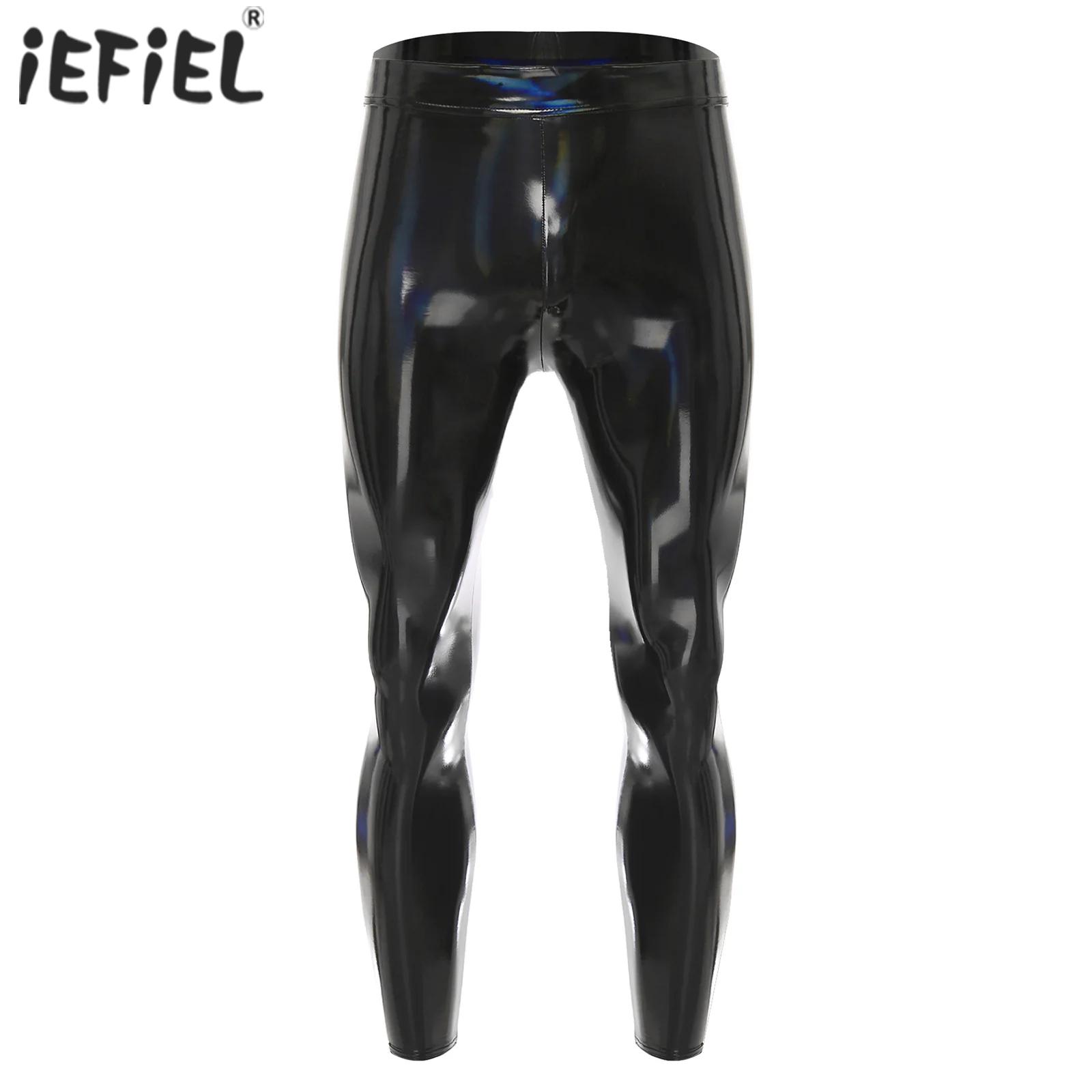 Motorcycle Gear Mens - 남성용 블랙 디스코 타이츠 바지 레깅스