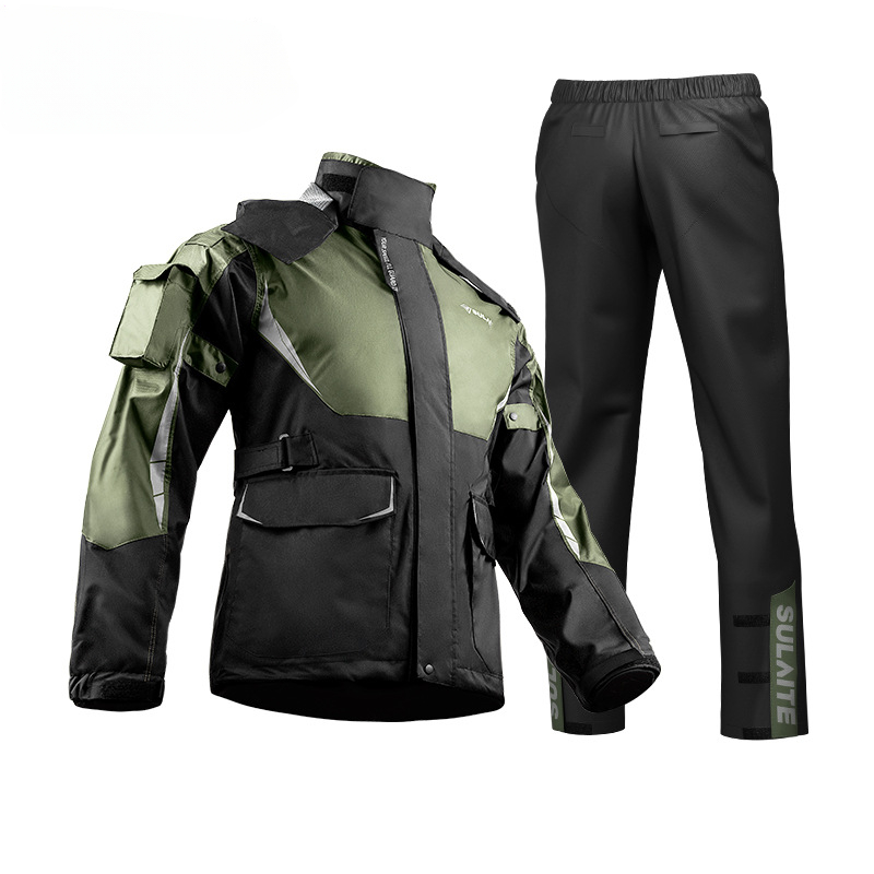 Motorcycle Gear Mens - 남녀공용 방수 오토바이 라이더 비옷 세트