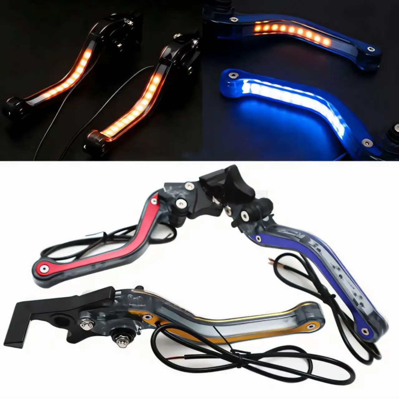 Motorcycle Gear Lever Extender - 1쌍 범용 오토바이 개조 클러치 레버