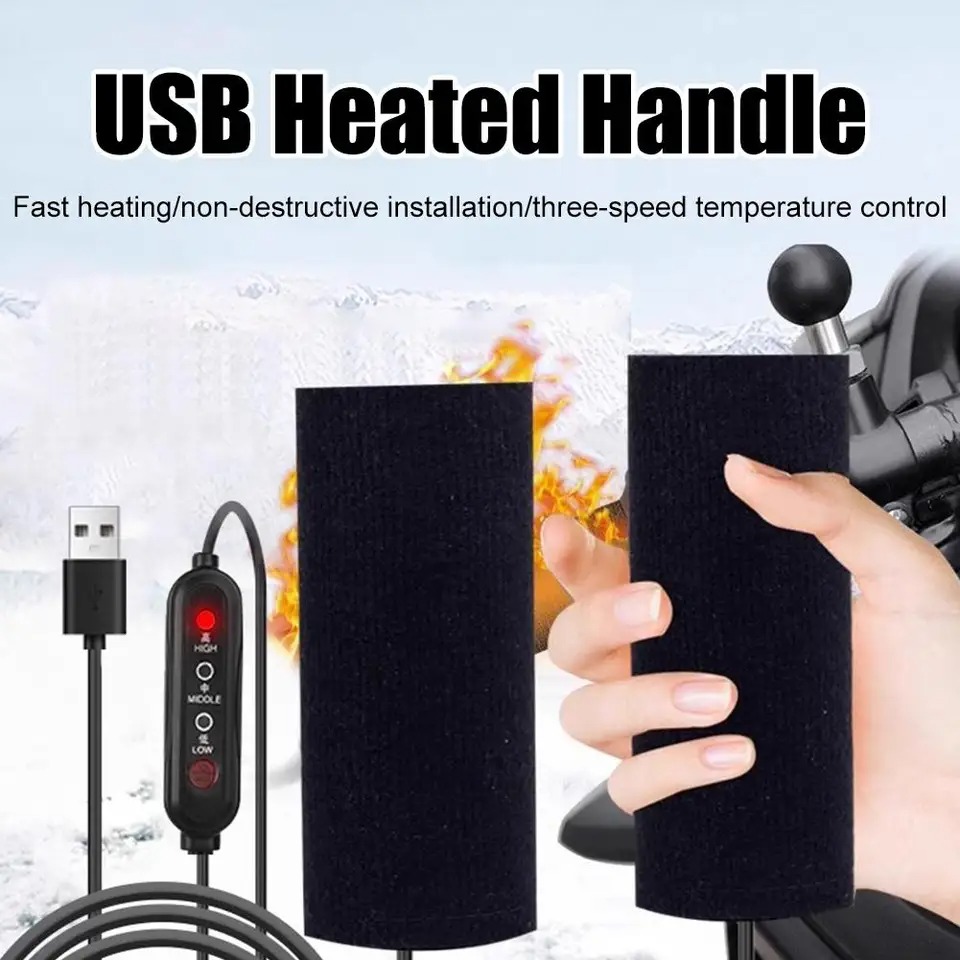 오토바이 가열 그립 USB 12V 3단 속도 조절 가능 - Handlebar Grip Heated 리뷰 및 가격