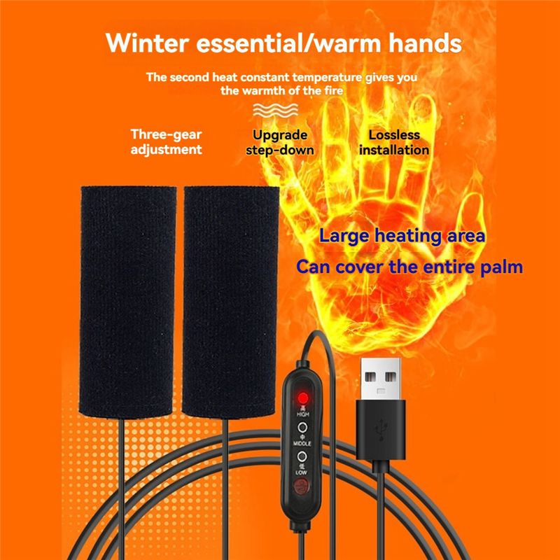 AC54-USB 오토바이 가열식 그립 핸들바 3단 속도 - Handlebar Grip Heated 리뷰 및 가격
