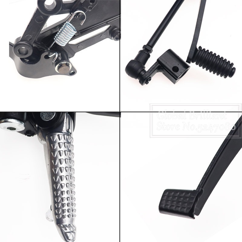 오토바이 풋 페달 풋페그 시프터 조정 가능한 리어 세트 - Motorcycle Gear Lever Extender 리뷰 및 가격