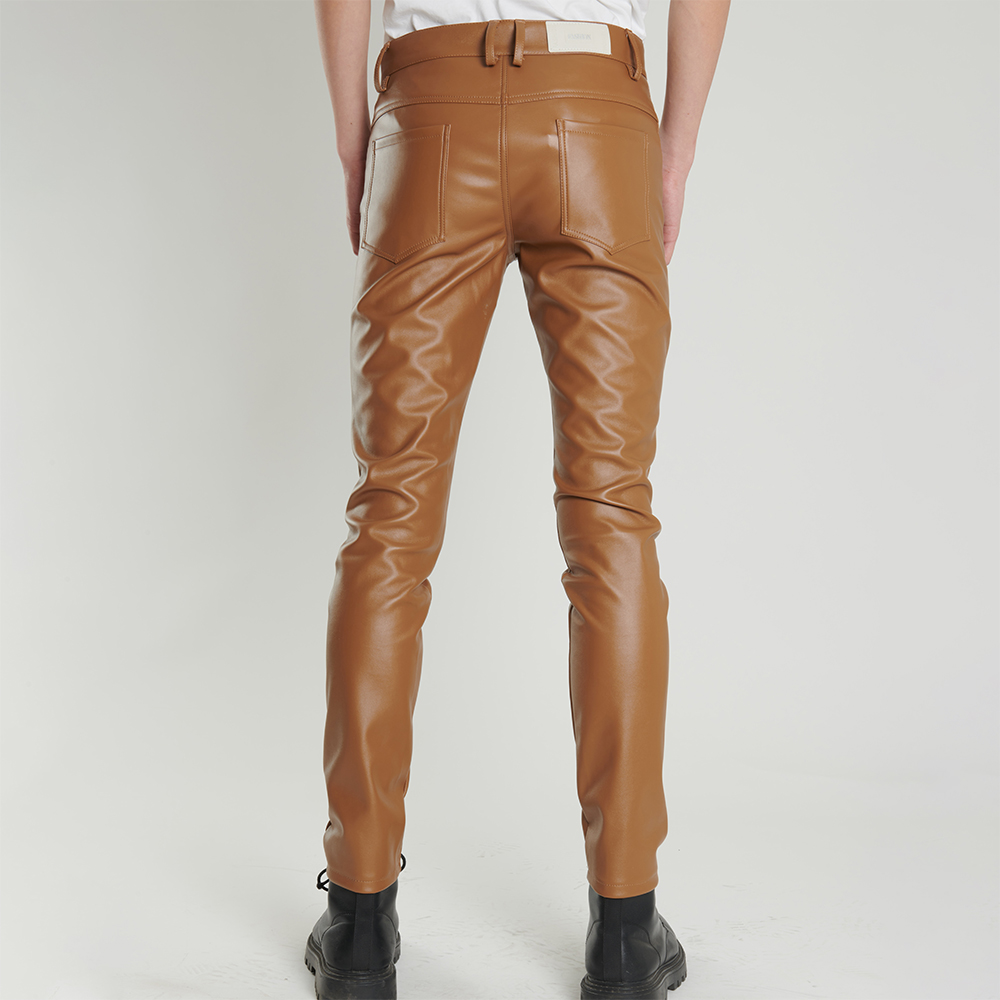 남성용 가죽 바지 스키니 핏 신축성 있는 패션 PU 가 - Motorcycle Gear Mens 리뷰 및 가격
