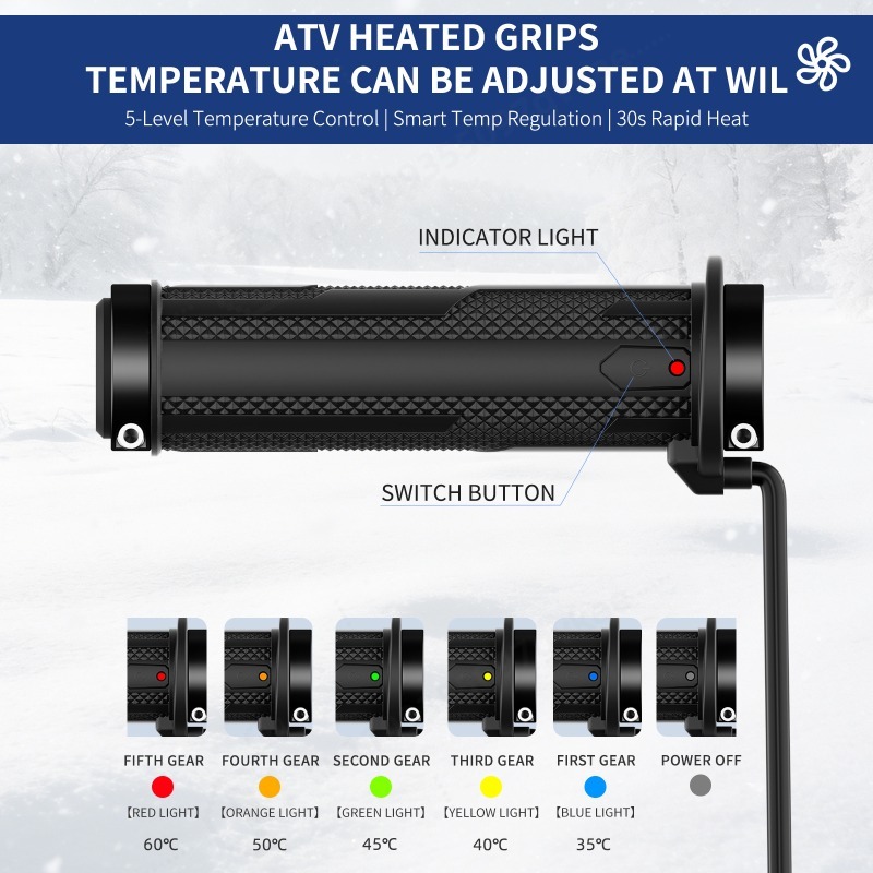 A3 ATV 열선 핸드 그립 4세대 메모리 히팅 핸들바 - Handlebar Grip Heated 리뷰 및 가격